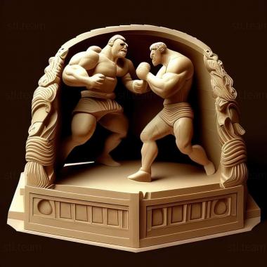 3D модель Мастера ринга Ordile VS Kamex Sumo Battle (STL)